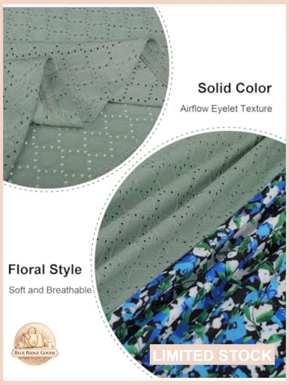 Eyelet Loose Casual Summer Tank Top Crew Neck Sleeveless Basic Women Top - Picture 6 of 7